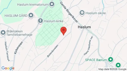 Rooms for rent i Bærum - kort over placeringen