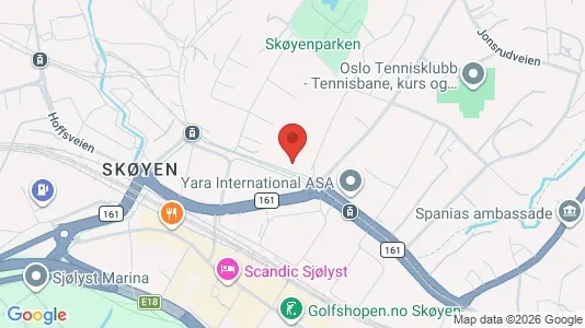 Apartments for rent i Oslo Ullern - kort over placeringen