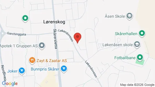 Apartments for rent i Lørenskog - kort over placeringen
