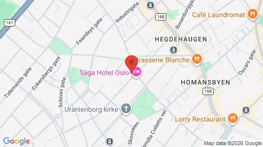 Apartments for rent i Oslo Frogner - kort over placeringen