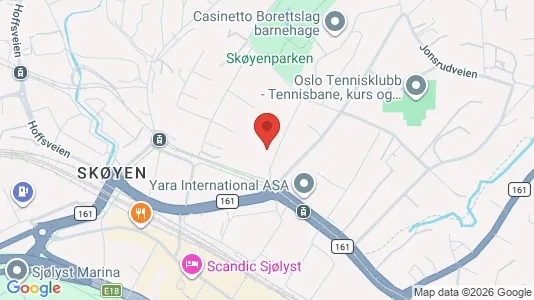 Apartments for rent i Oslo Ullern - kort over placeringen