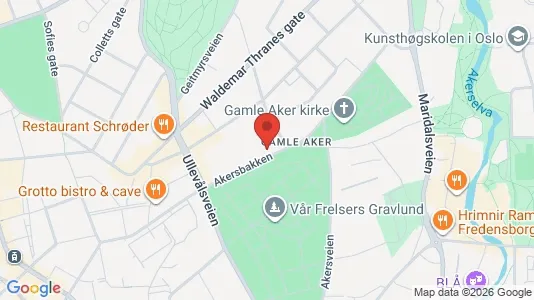 Apartments for rent i Oslo St. Hanshaugen - kort over placeringen
