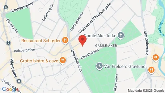 Rooms for rent i Oslo St. Hanshaugen - kort over placeringen
