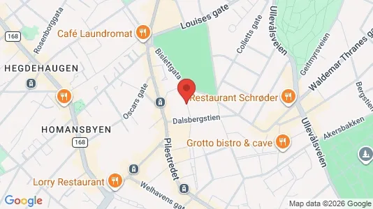 Apartments for rent i Oslo St. Hanshaugen - kort over placeringen