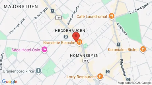 Apartments for rent i Oslo Frogner - kort over placeringen