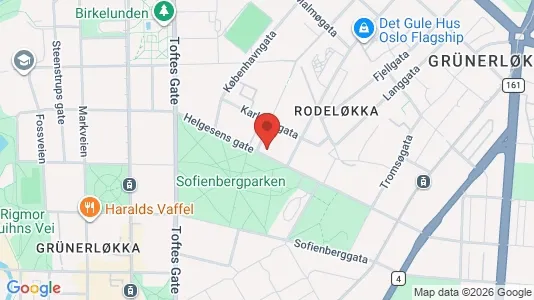 Apartments for rent i Oslo Grünerløkka - kort over placeringen