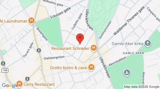 Rooms for rent i Oslo St. Hanshaugen - kort over placeringen