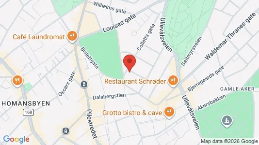 Rooms for rent i Oslo St. Hanshaugen - kort over placeringen
