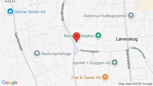 Apartments for rent i Lørenskog - kort over placeringen