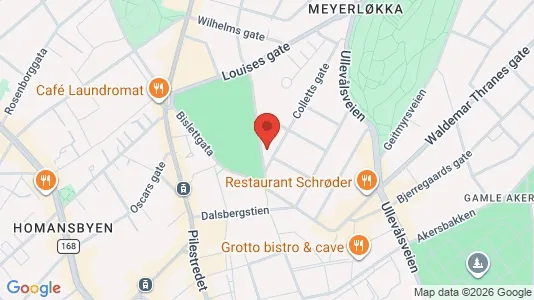 Rooms for rent i Oslo St. Hanshaugen - kort over placeringen