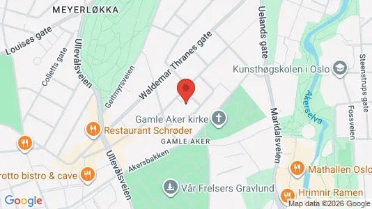 Apartments for rent i Oslo St. Hanshaugen - kort over placeringen