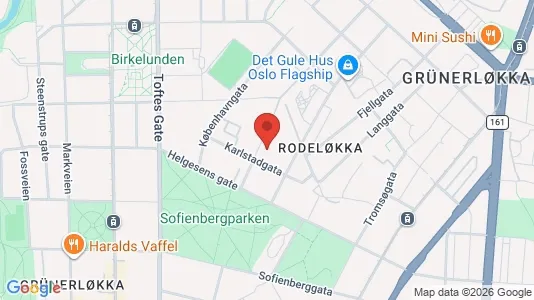 Apartments for rent i Oslo Grünerløkka - kort over placeringen