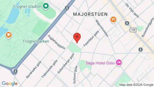 Apartments for rent i Oslo Frogner - kort over placeringen
