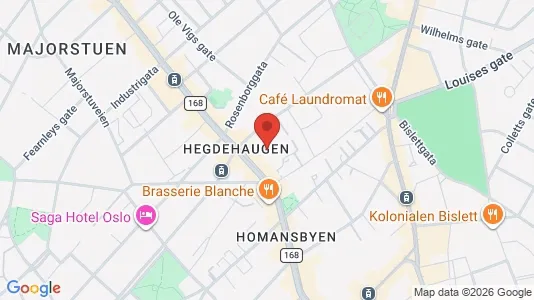 Apartments for rent i Oslo Frogner - kort over placeringen
