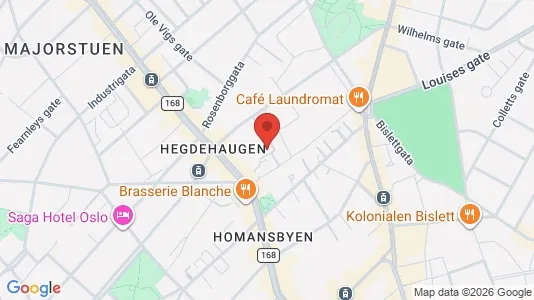 Apartments for rent i Oslo Frogner - kort over placeringen