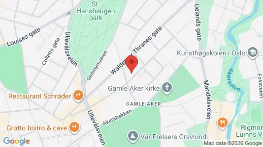Apartments for rent i Oslo St. Hanshaugen - kort over placeringen