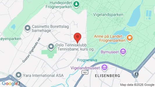 Apartments for rent i Oslo Ullern - kort over placeringen