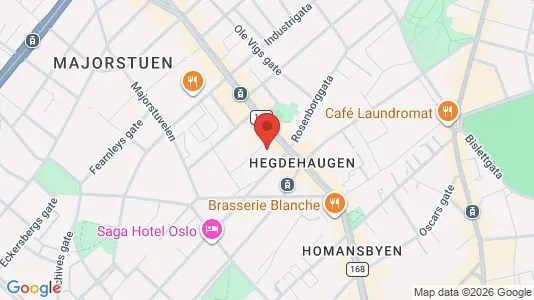 Apartments for rent i Oslo Frogner - kort over placeringen