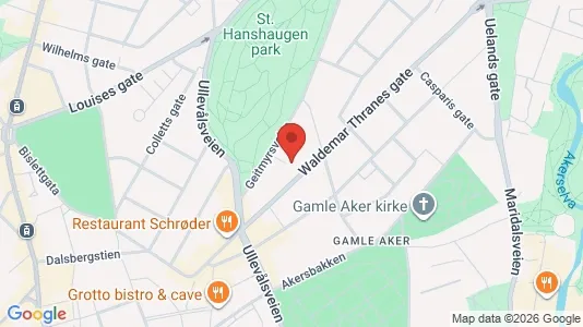 Apartments for rent i Oslo St. Hanshaugen - kort over placeringen