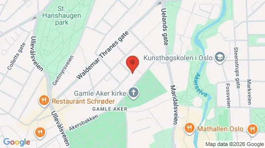 Apartments for rent i Oslo St. Hanshaugen - kort over placeringen