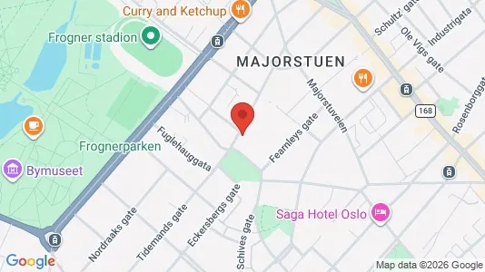 Apartments for rent i Oslo Frogner - kort over placeringen