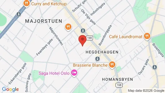 Apartments for rent i Oslo Frogner - kort over placeringen