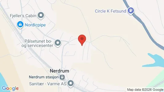 Rooms for rent i Fet - kort over placeringen
