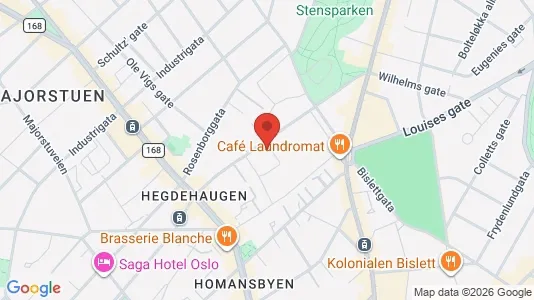 Apartments for rent i Oslo Frogner - kort over placeringen