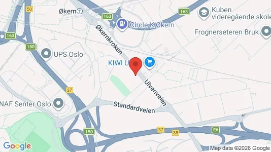 Rooms for rent i Oslo Bjerke - kort over placeringen
