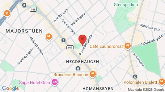 Apartments for rent i Oslo Frogner - kort over placeringen
