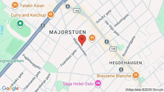 Apartments for rent i Oslo Frogner - kort over placeringen