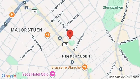 Apartments for rent i Oslo Frogner - kort over placeringen