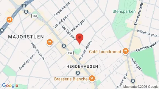 Apartments for rent i Oslo Frogner - kort over placeringen