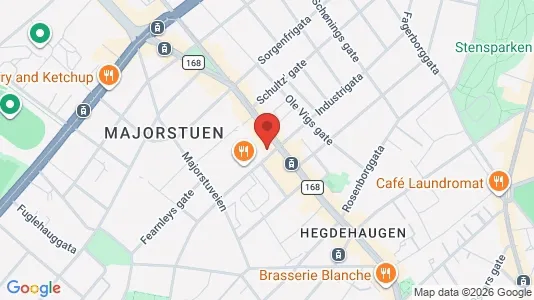 Apartments for rent i Oslo Frogner - kort over placeringen