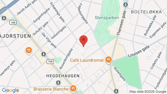 Apartments for rent i Oslo Frogner - kort over placeringen