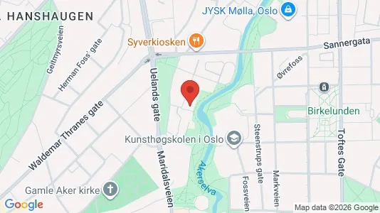 Apartments for rent i Oslo Grünerløkka - kort over placeringen