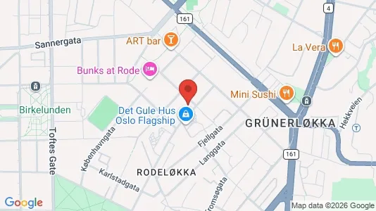 Apartments for rent i Oslo Grünerløkka - kort over placeringen