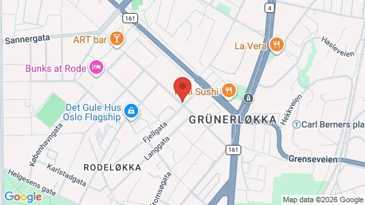 Apartments for rent i Oslo Grünerløkka - kort over placeringen
