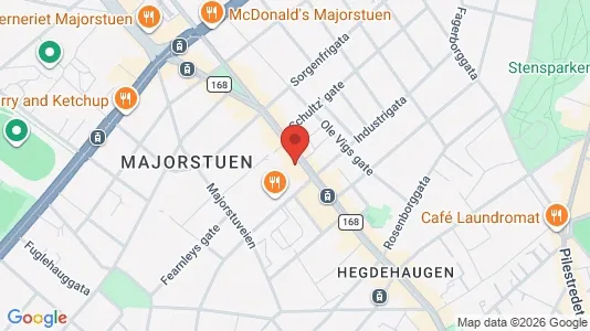 Apartments for rent i Oslo Frogner - kort over placeringen