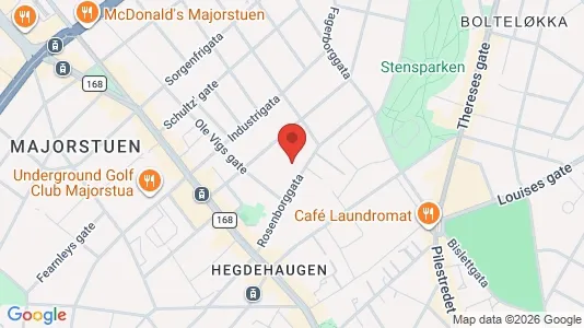 Apartments for rent i Oslo Frogner - kort over placeringen