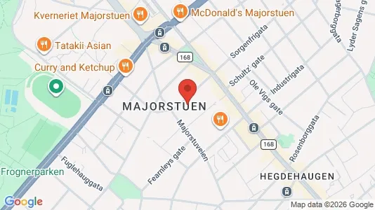 Apartments for rent i Oslo Frogner - kort over placeringen
