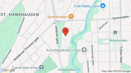 Apartments for rent i Oslo Grünerløkka - kort over placeringen