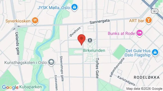 Apartments for rent i Oslo Sagene - kort over placeringen