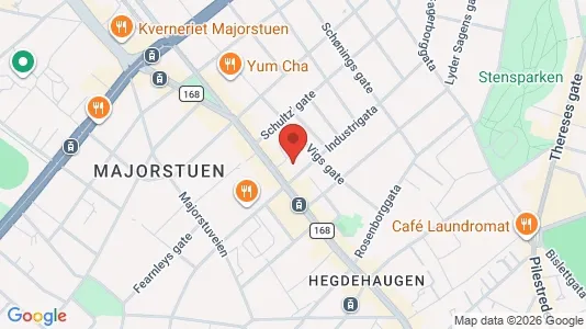 Apartments for rent i Oslo Frogner - kort over placeringen