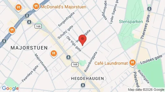 Apartments for rent i Oslo Frogner - kort over placeringen
