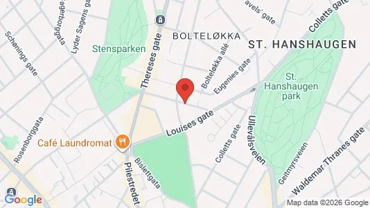 Apartments for rent i Oslo St. Hanshaugen - kort over placeringen