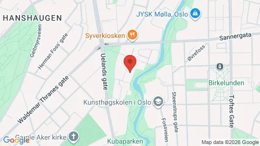 Apartments for rent i Oslo Grünerløkka - kort over placeringen