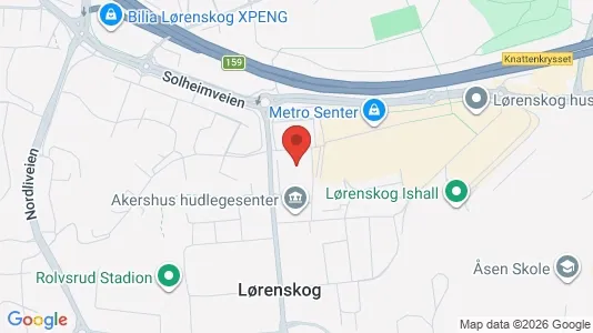 Apartments for rent i Lørenskog - kort over placeringen