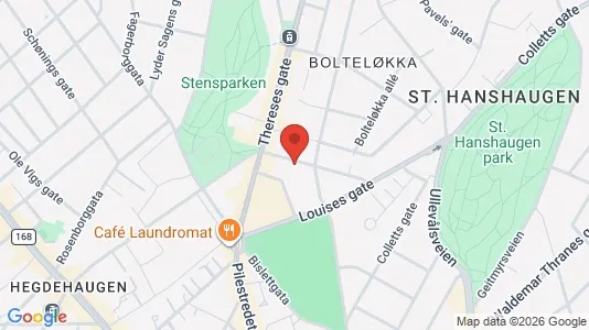 Apartments for rent i Oslo St. Hanshaugen - kort over placeringen