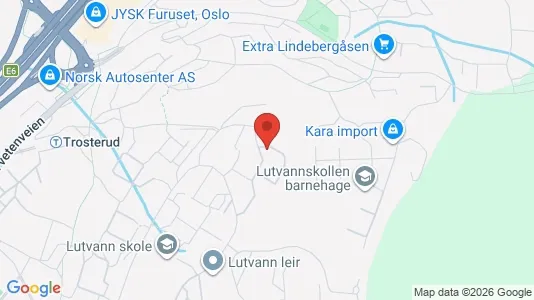 Apartments for rent i Oslo Alna - kort over placeringen